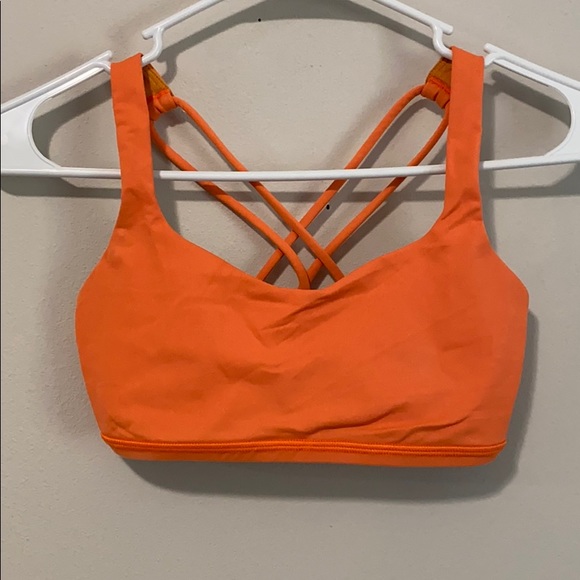 lululemon athletica Other - Lululemon | Orange Strappy Sports Bra